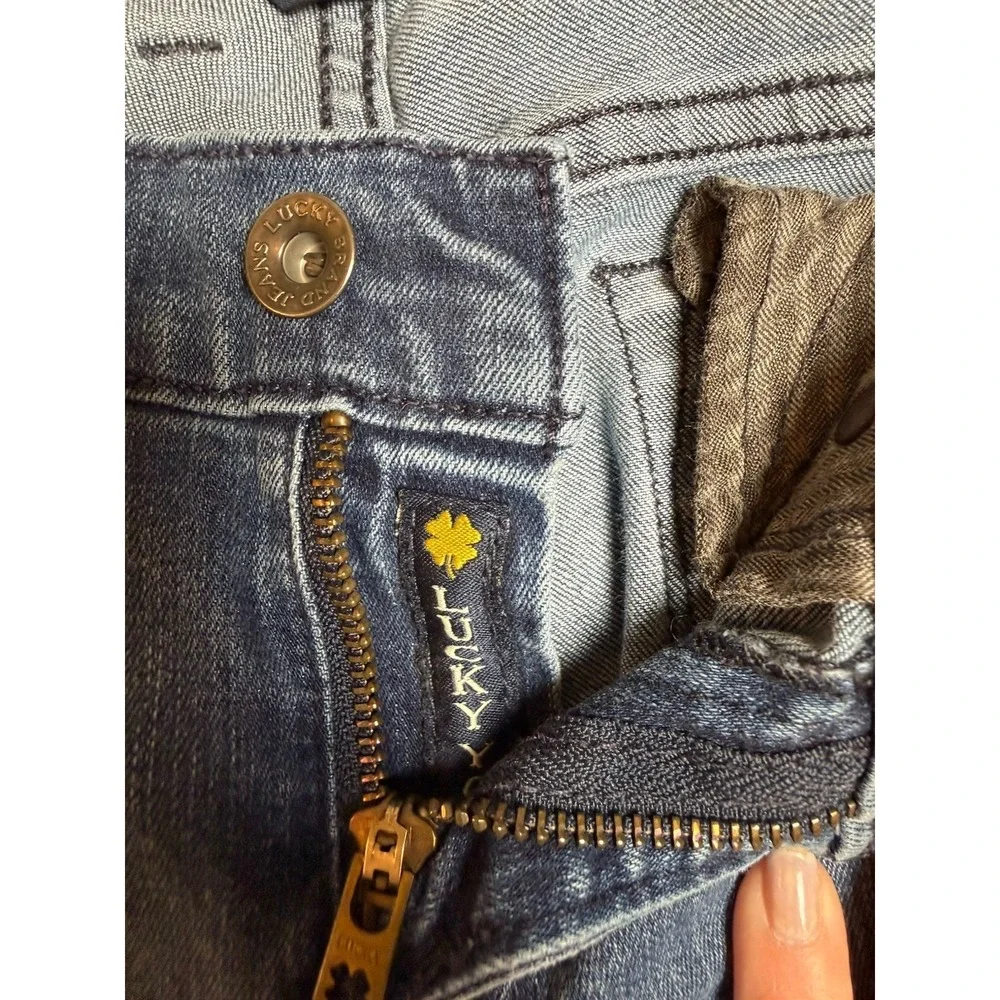 Lucky Brand Charlie Skinny Women's Stretch Size 2/26 Medium Wash Blue Jeans
